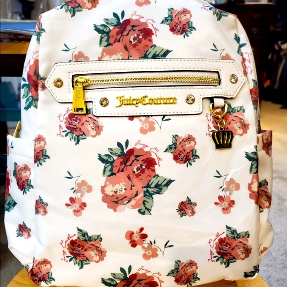 Juicy Couture Backpack, matching tote and wristlet